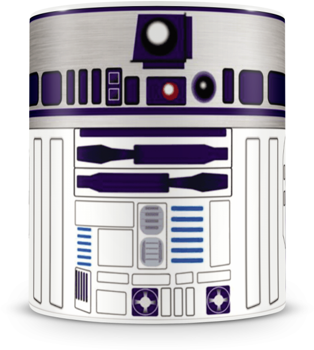 Caneca R2-d2 An8961 (1000x825), Png Download