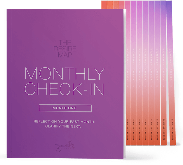 Desire Map Monthly Planner Workbook (626x626), Png Download