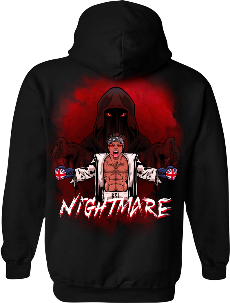 Ksi Nightmare Fight Hoodie (900x1044), Png Download
