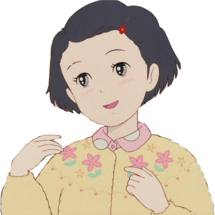 Anime Manga Ghibli Studioghibli Kawaii Girl Japan Freet (685x688), Png Download