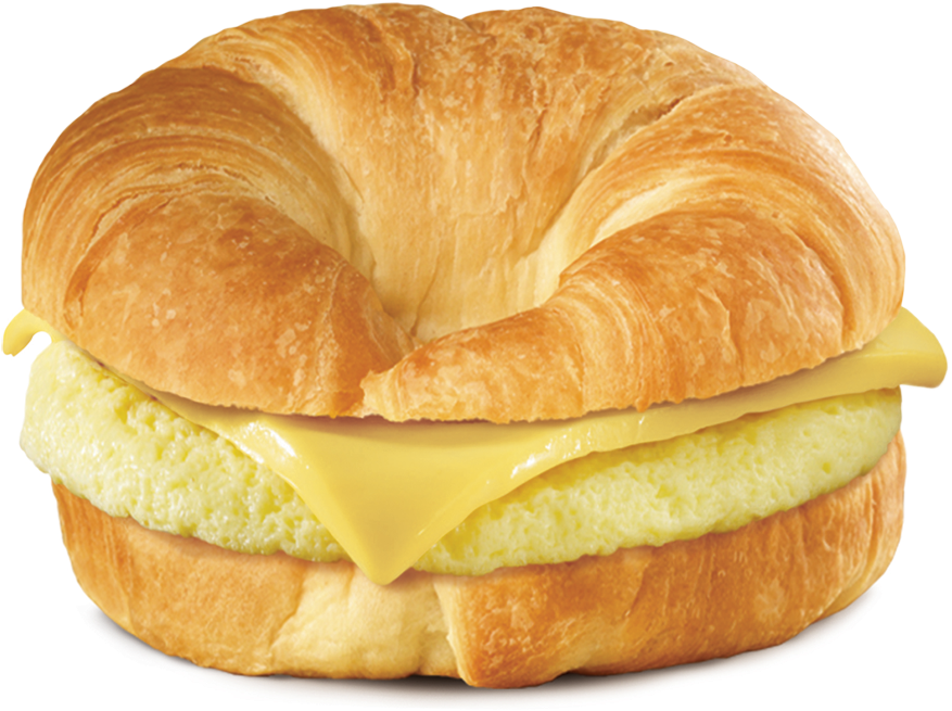 Egg & Cheese Croissant (1000x770), Png Download