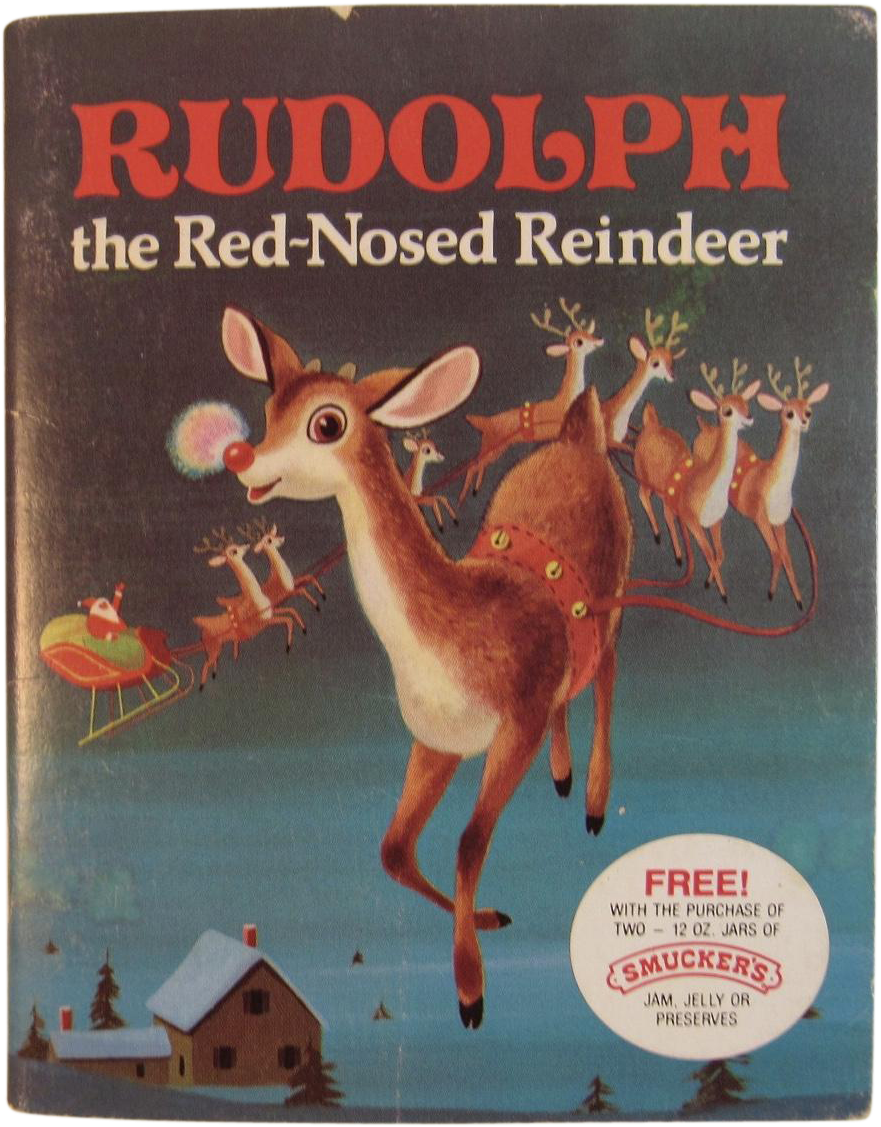 1976 Rudolph The Red Nosed Reindeer Smucker's Premium (1126x1126), Png Download