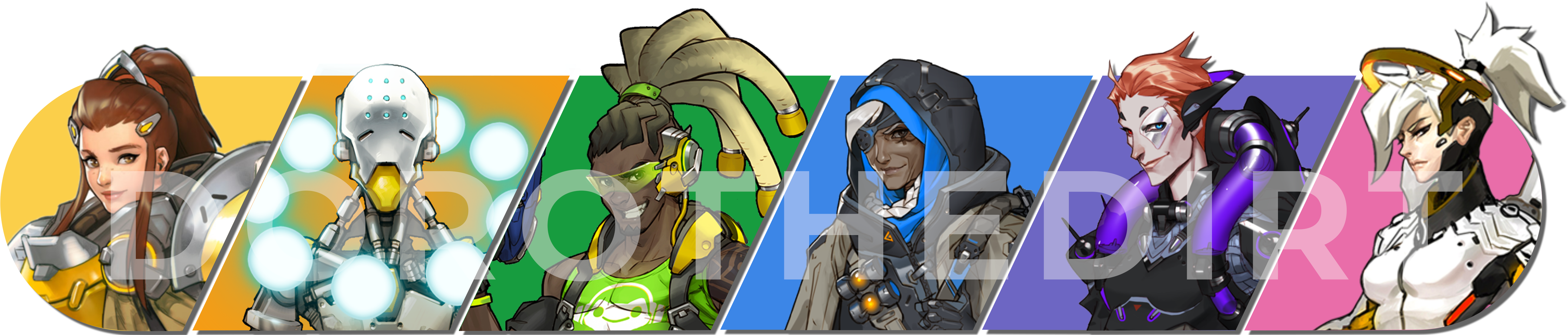 Overwatch Support Mobile Wallpaper (5813x1373), Png Download