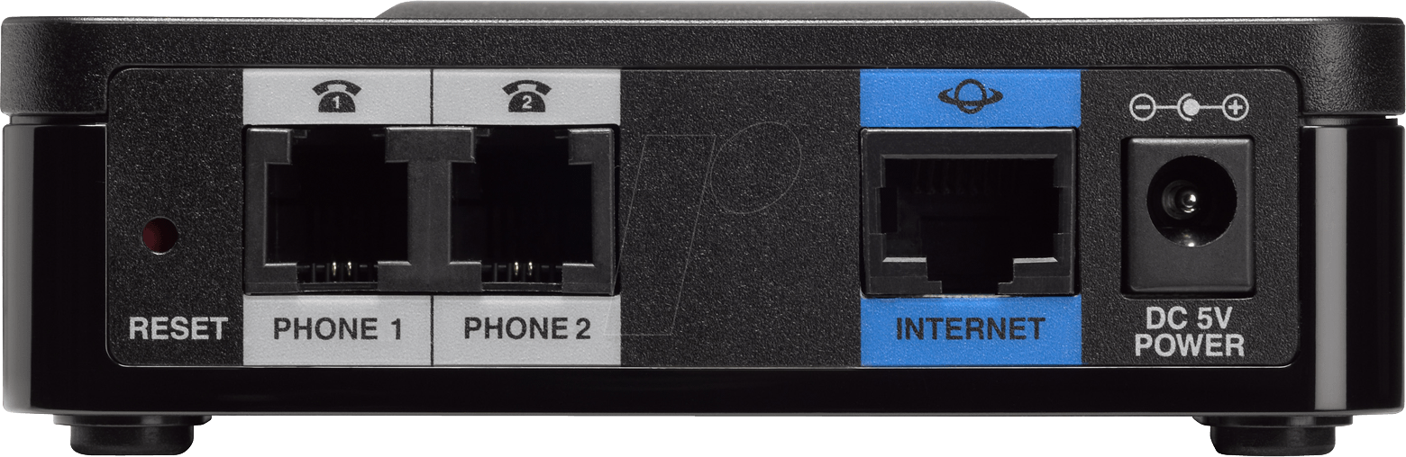 Voip Phone Adapter With Two Ports Cisco Spa112 (1560x508), Png Download