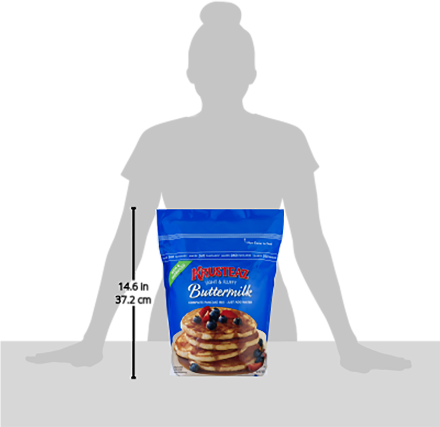 Download Krusteaz Complete Buttermilk Pancake Mix, 10 Lbs Family PNG