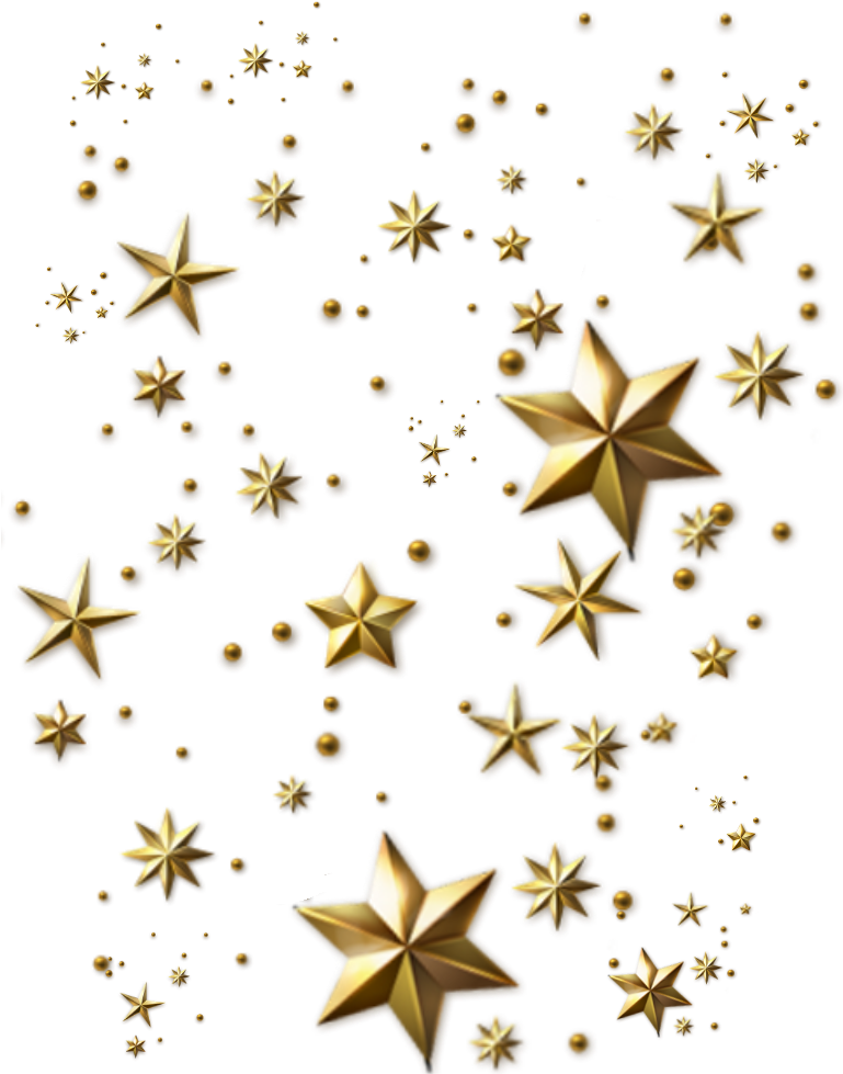Sticker "étoiles Dorées" Par Dubrootsgirl Sur Picsart (768x1024), Png Download