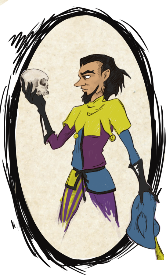 Clopin Trouillefou By Bluedragonpearls (587x900), Png Download