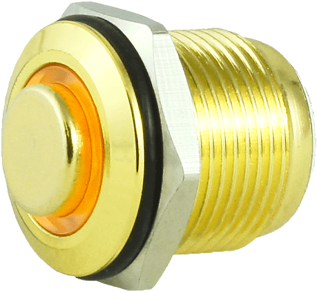 Tesi Filo 16mm Led Momentary Push Button Guitar Kill (787x800), Png Download