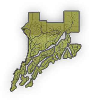 Embraced By Four Of Chiricahua's Front Nine Golf Holes, (634x789), Png Download