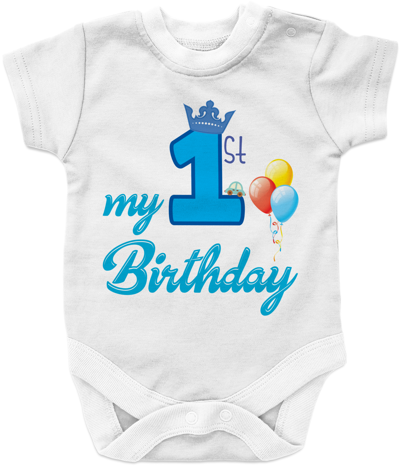 Boys 1st Birthday My 1st Birthday Boy (1635x1635), Png Download