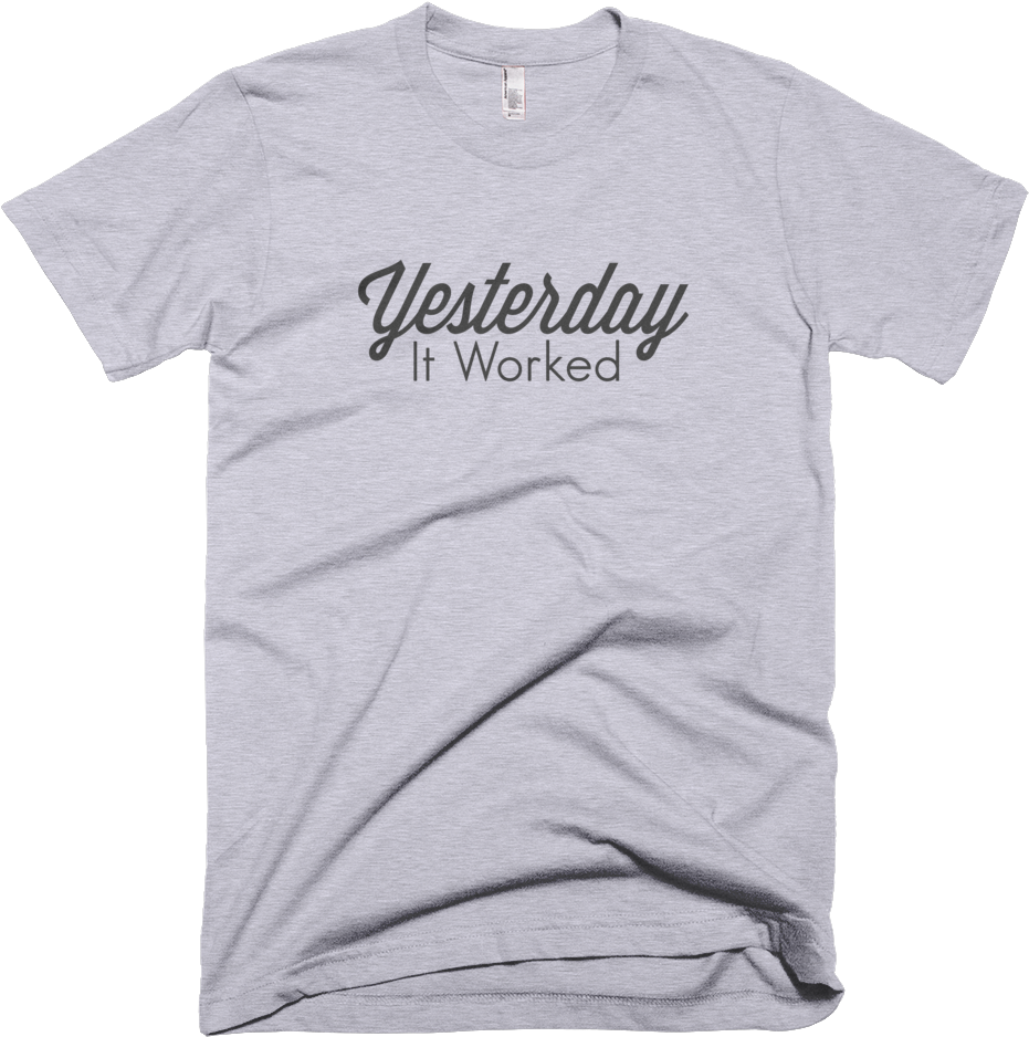 Yesterday It Worked (1000x1000), Png Download