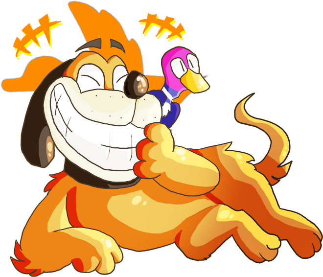 Maws @ Ssbu [duck Hunt Theme Plays Aggressively] (738x578), Png Download