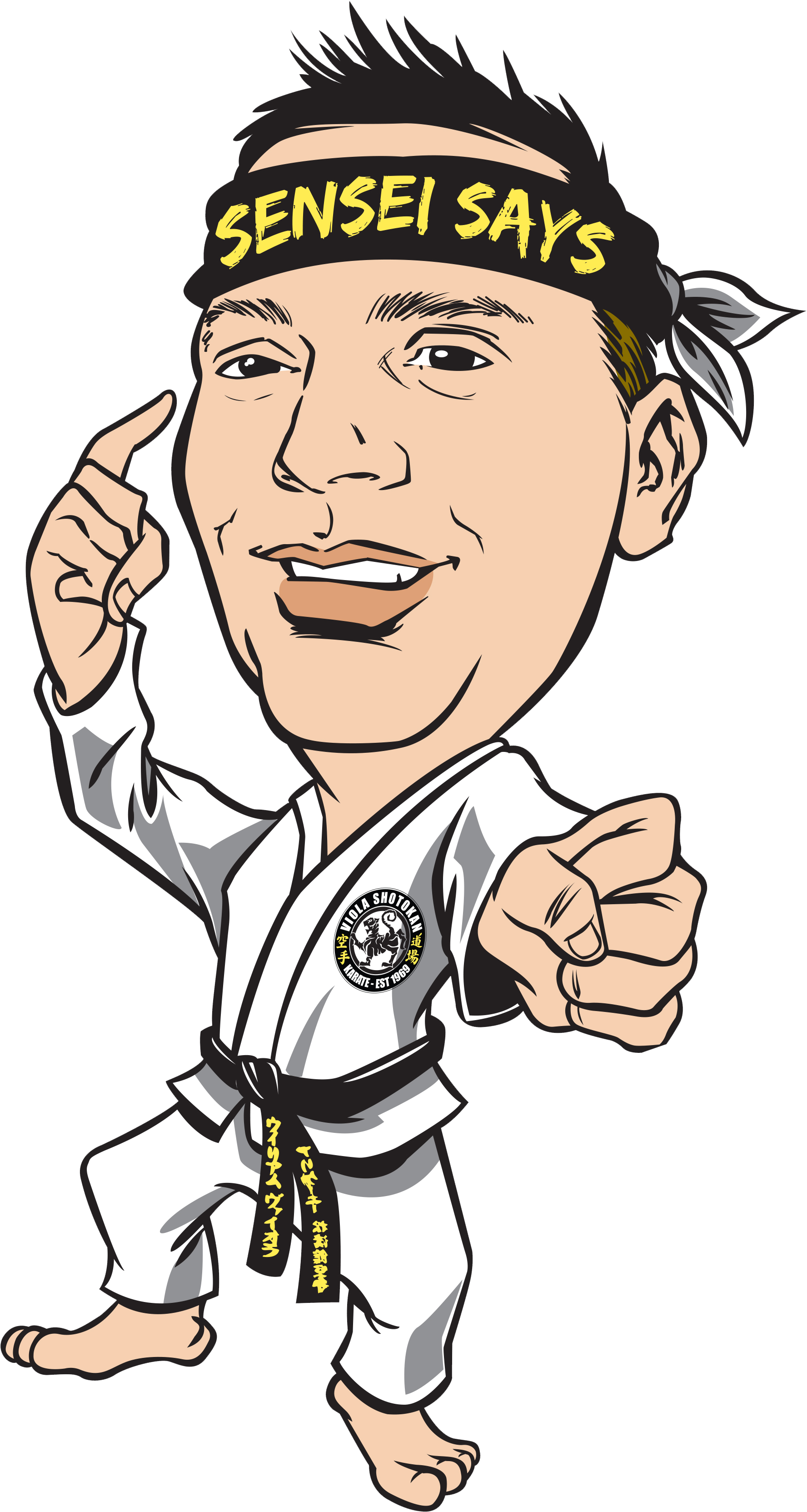 Sensei Says Logo (1786x3328), Png Download