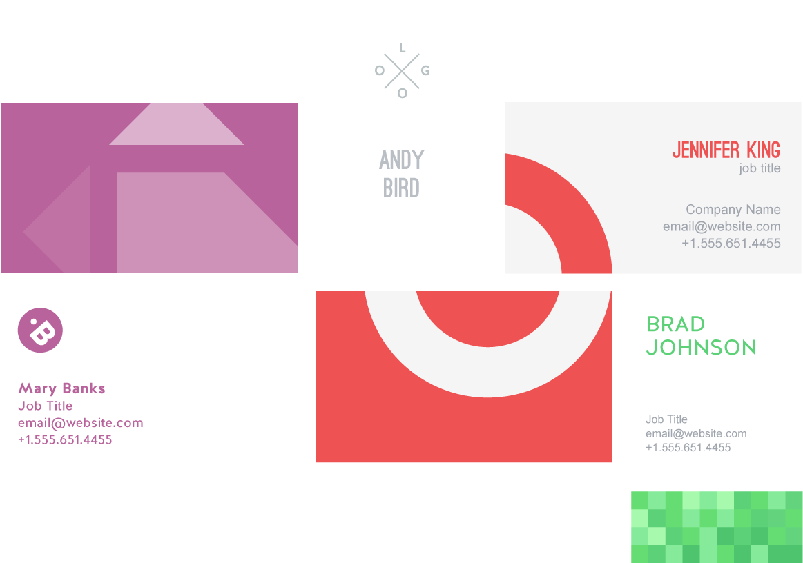 Business Card Examples (1200x840), Png Download