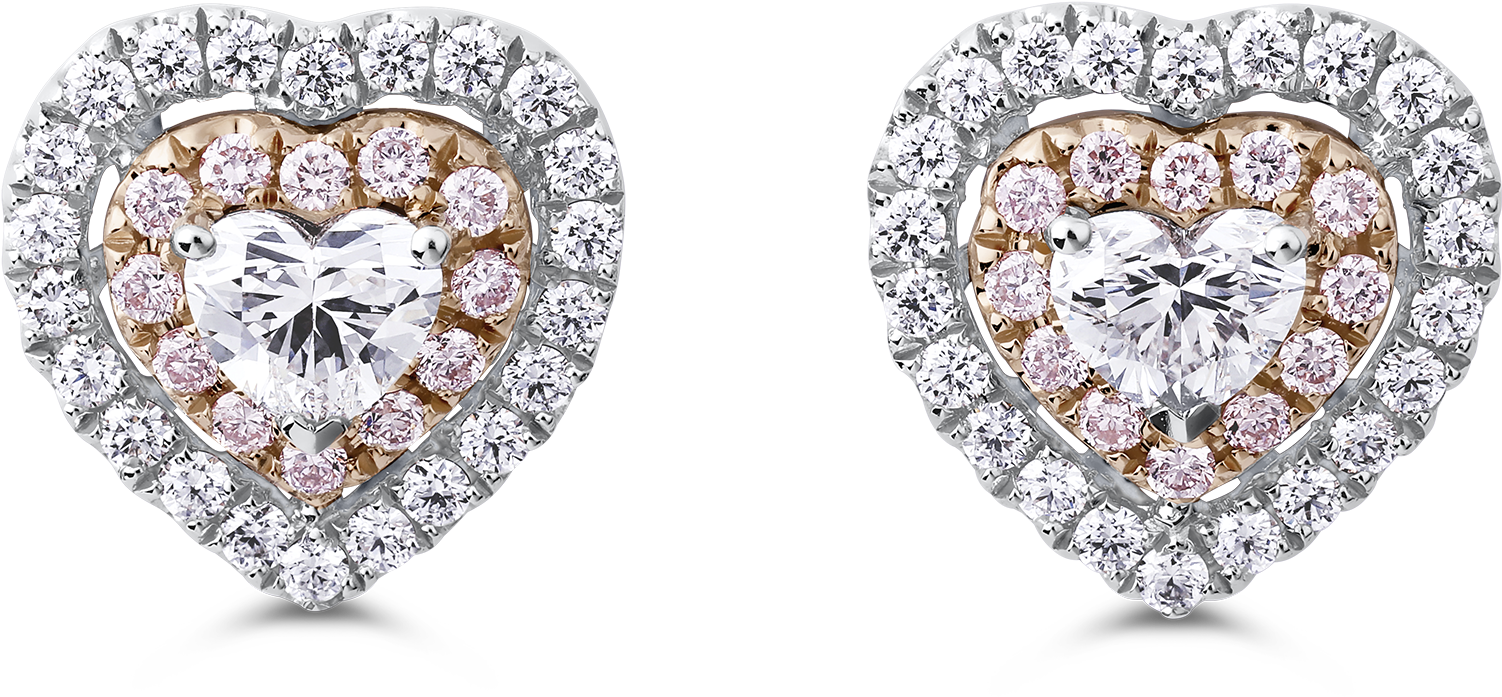 Bucherer Fine Jewelleryearring, Bicolour (2100x2054), Png Download