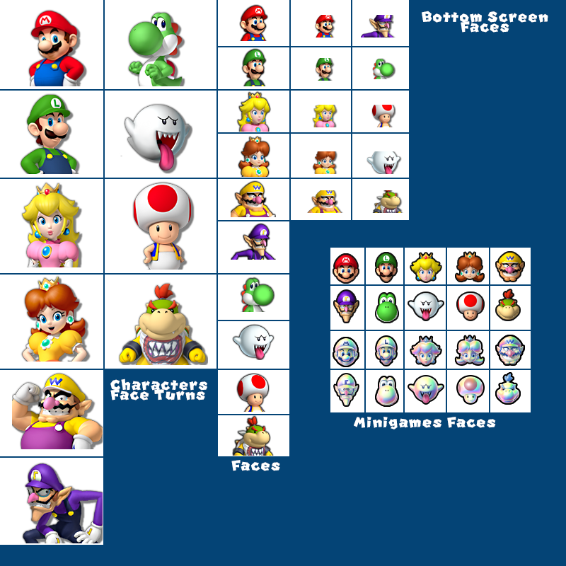 Mario Face Png (800x800), Png Download