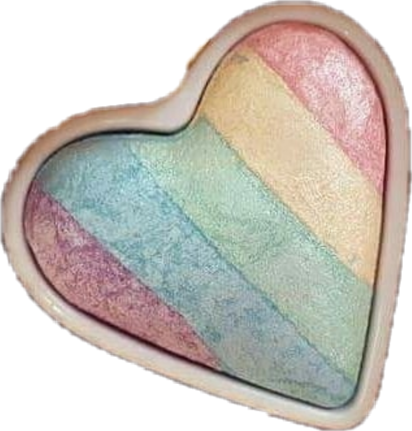 Polyvore Makeup Palette Makeup Eyeshadow Rainbow (811x849), Png Download