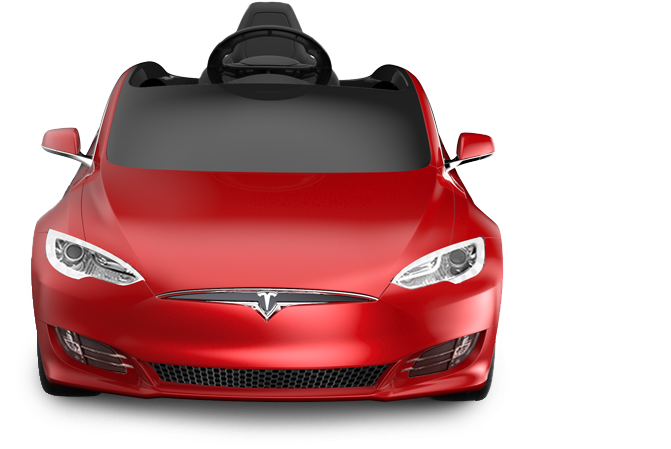 Tesla Model S For Kids By Radio Flyer (800x487), Png Download