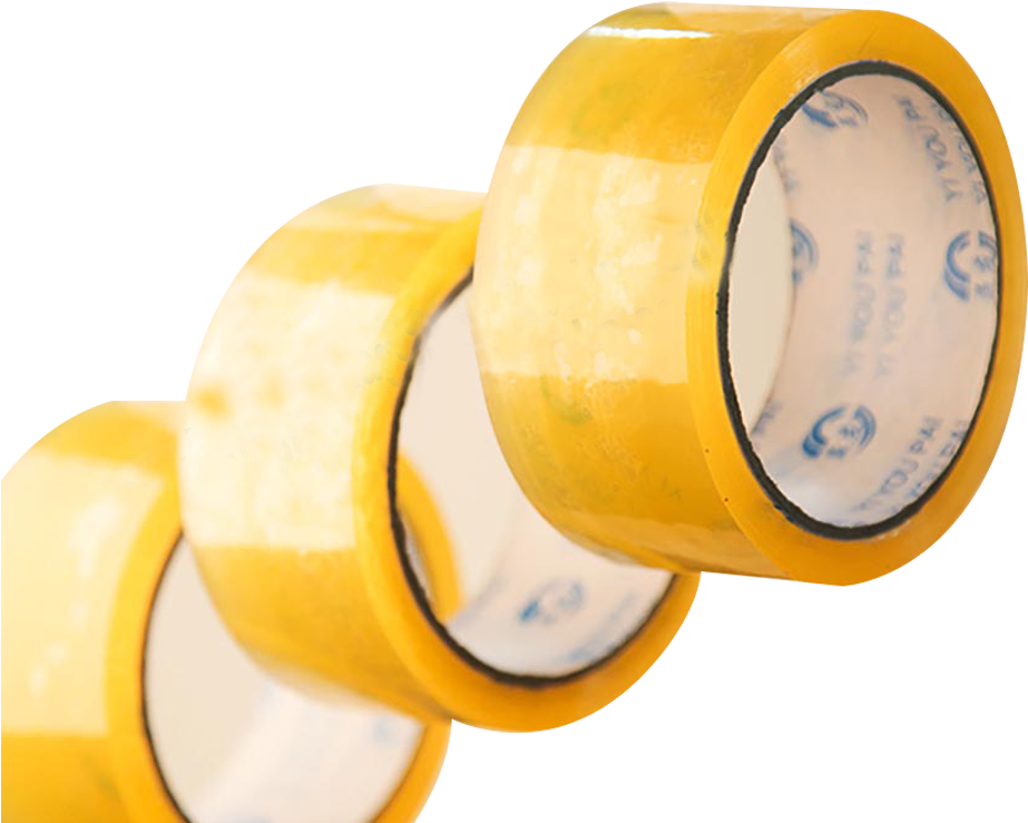 Carton Sealing Products Clear Colored Bopp Cartoon (1000x1000), Png Download