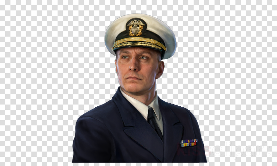 Navy Officer World Of Warships Clipart Army Officer (900x540), Png Download