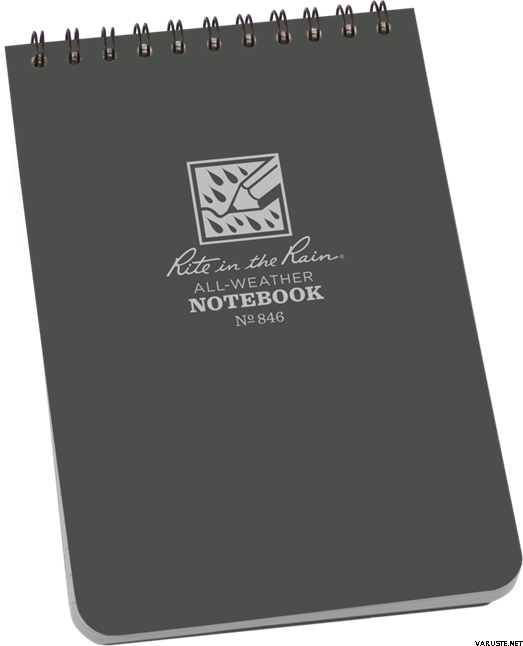 Rite In The Rain Pocket Top-spiral Notebook 4" X 6" (523x646), Png Download