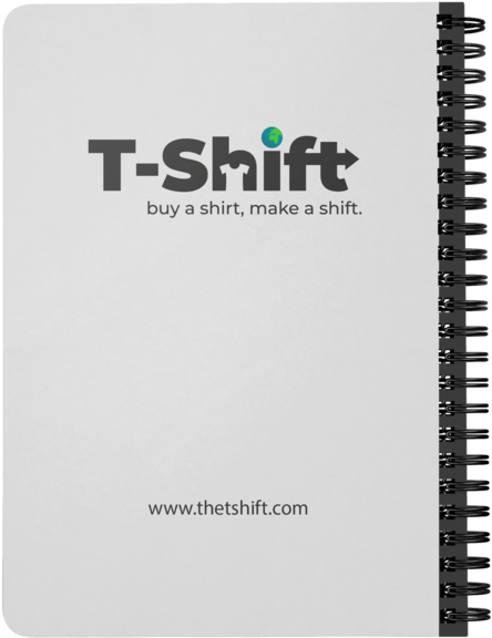 Journals Dear Hippies White Spiral Notebook (600x600), Png Download