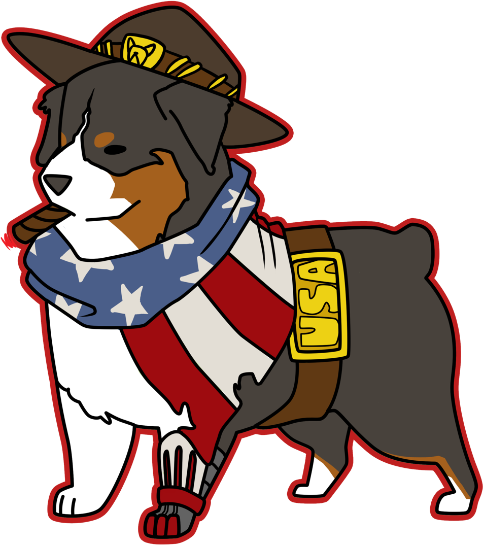 Precious Little Doggo Mccree (1280x1280), Png Download