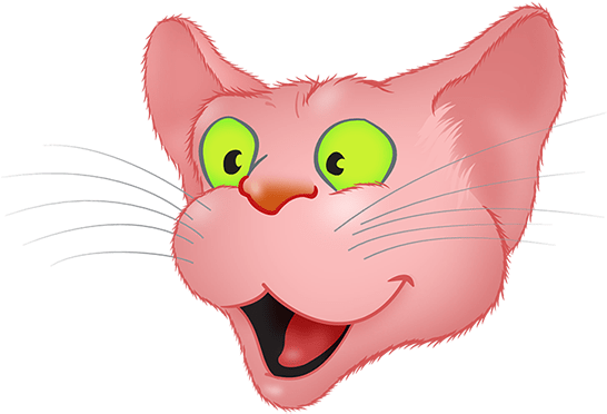 Pink Cat Emoji Messages Sticker-2 (644x500), Png Download