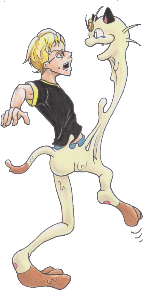 356kib, 600x1034, Goowey Meowth 02 By Midorimushig-d8041gg (600x1034), Png Download