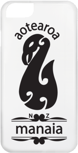 Manaia Black Design Iphone 6 Case By Jodwattsart (580x580), Png Download