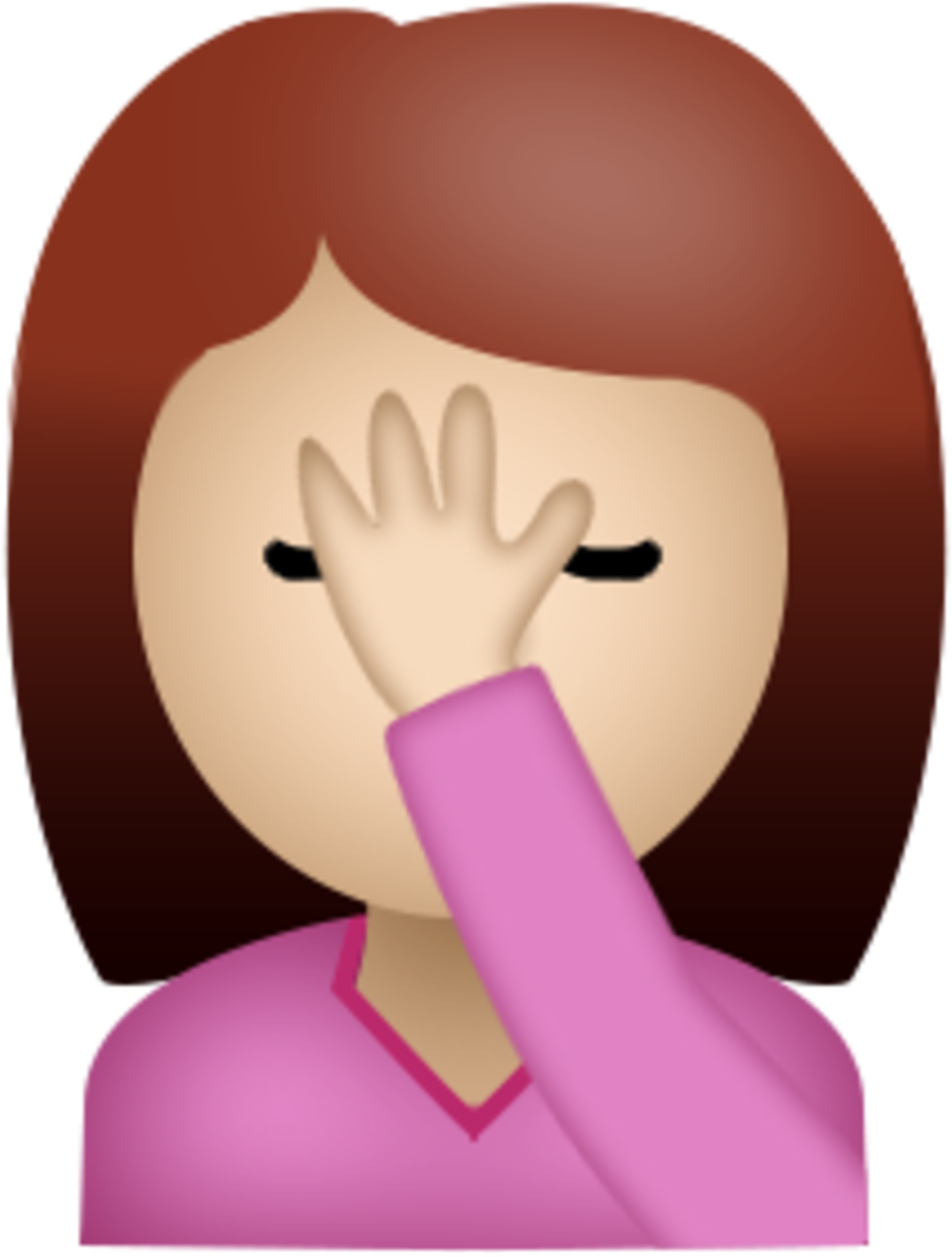 Download Girl Sweating Emoji PNG Image with No Background