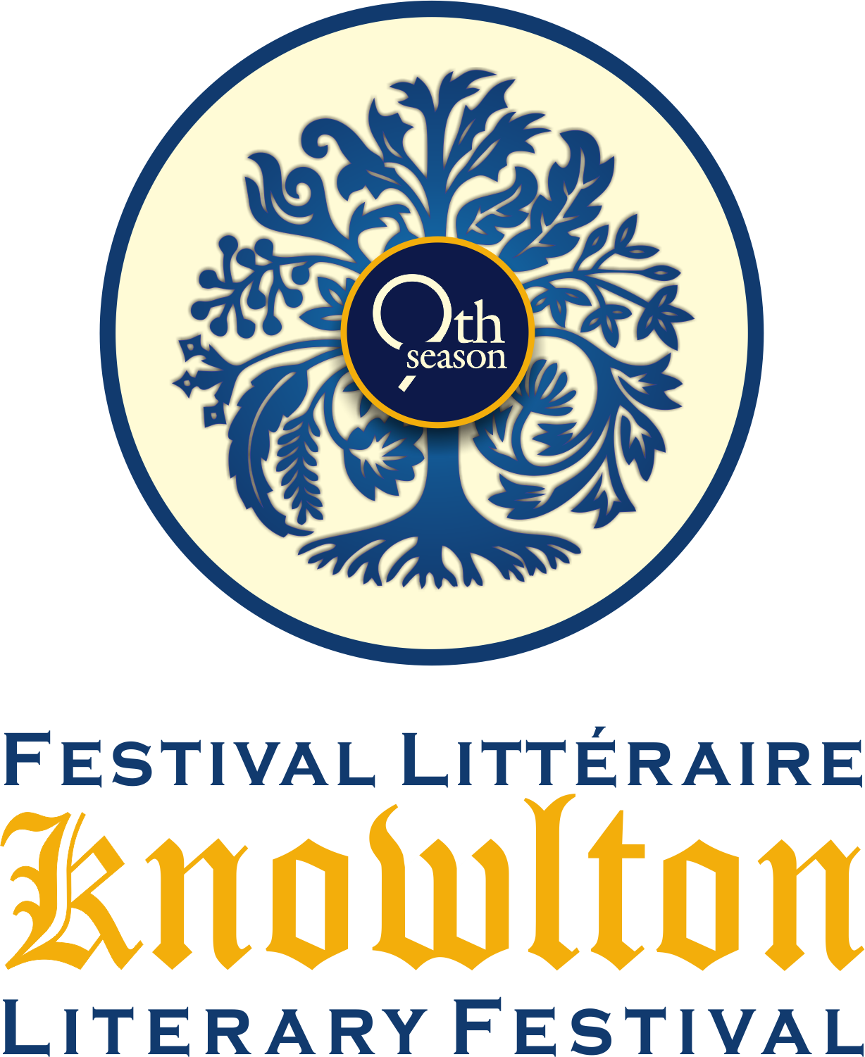 2018 Klf Blue Circle Logo With Text (1228x1501), Png Download