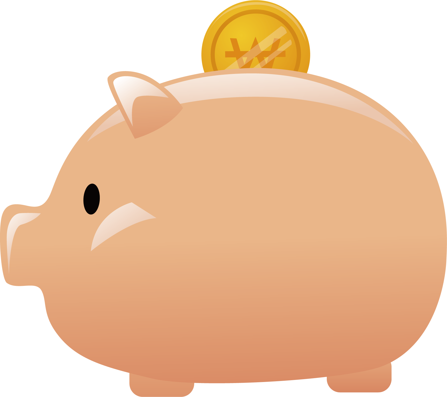 Piggy Bank Png (1729x1536), Png Download