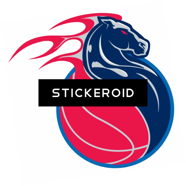 Detroit Pistons Basketball (614x615), Png Download