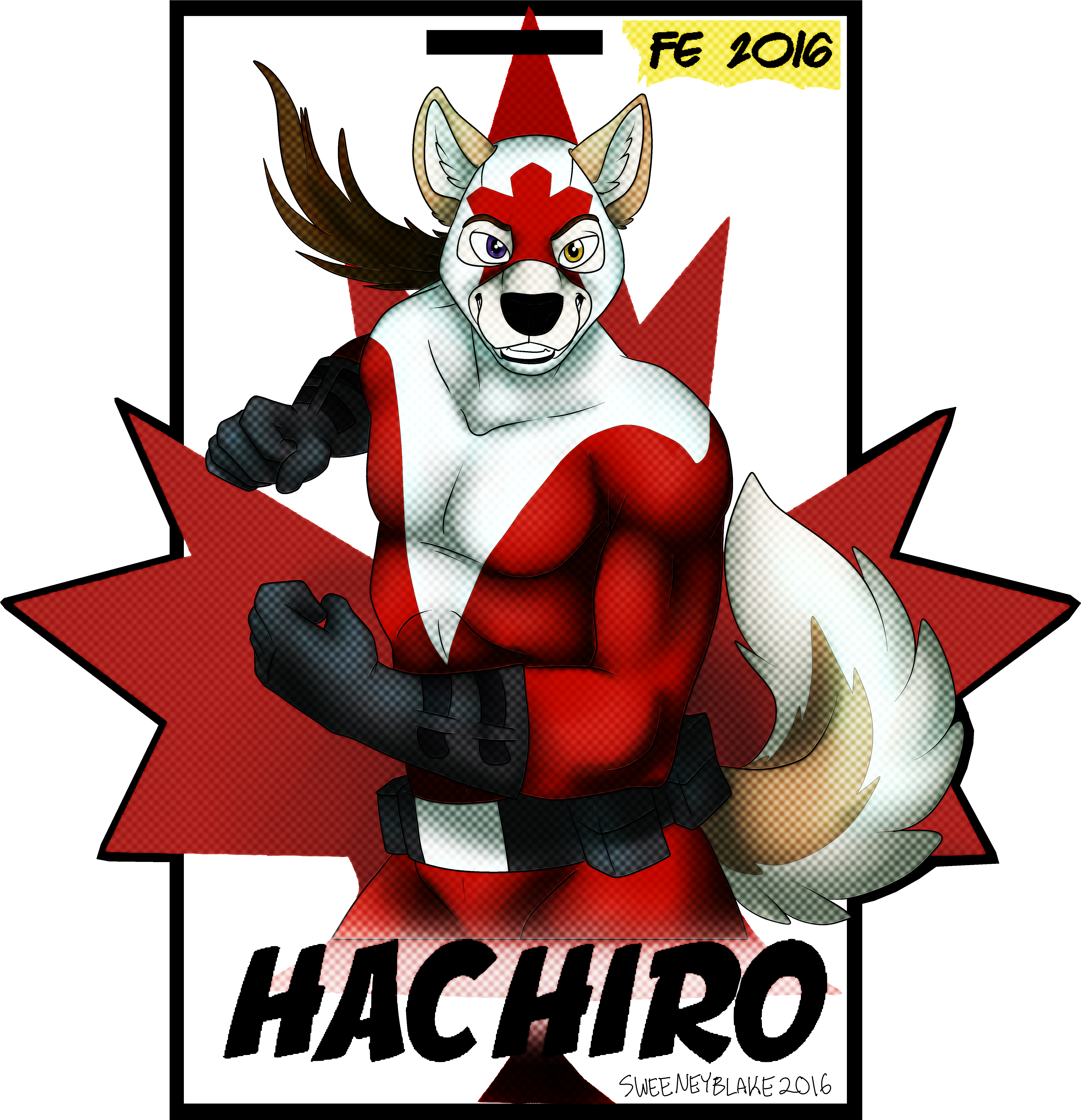 Hachiro Fe Badge Commission (5000x6000), Png Download