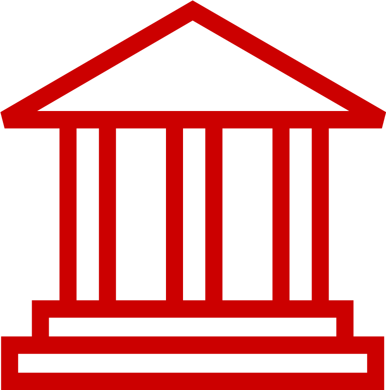 Icon Of Court Building (800x800), Png Download