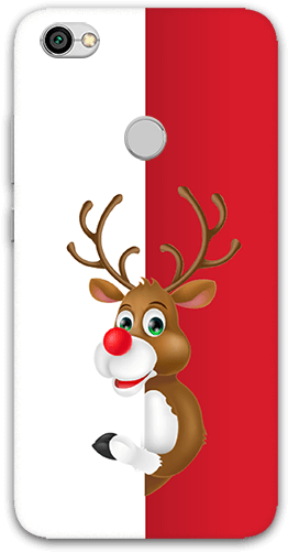Christmas Deer Redmi Y1 Mobile Case (600x600), Png Download