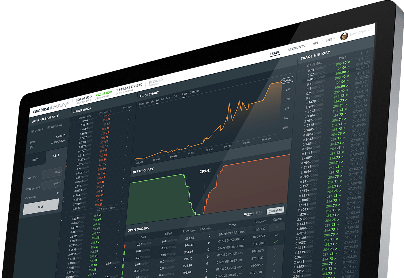 Coinbase, First Regulated Us Bitcoin Exchange, Opens (1400x963), Png Download