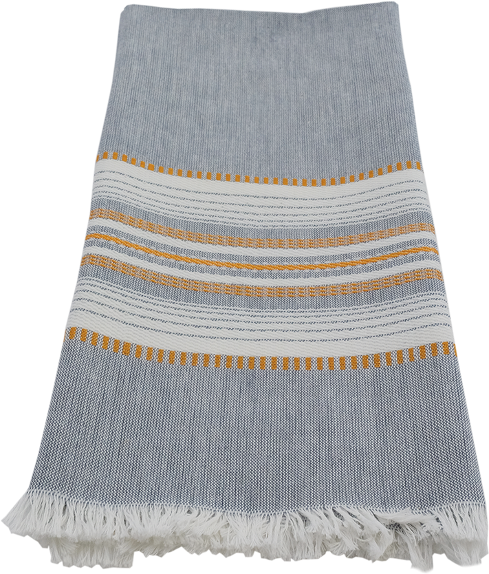 Slate/gold Chambray Towel (1024x1024), Png Download