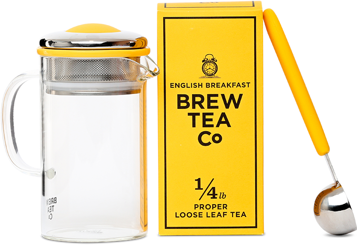 Looseleaftea Starterkit Properteapot Front V=1546514341 (800x800), Png Download
