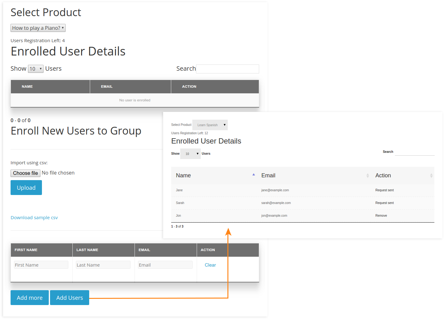 Enrolling Students In Bulk Group Registration Learndash (1500x1096), Png Download