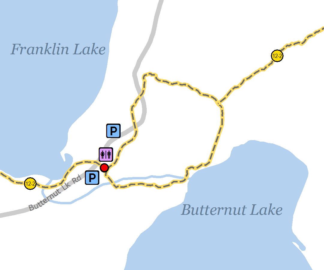 Franklin Lake Trail (1080x900), Png Download