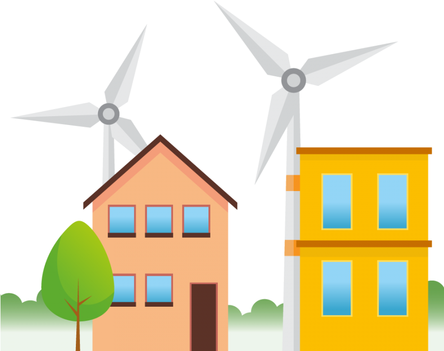 Wind Turbine (900x720), Png Download