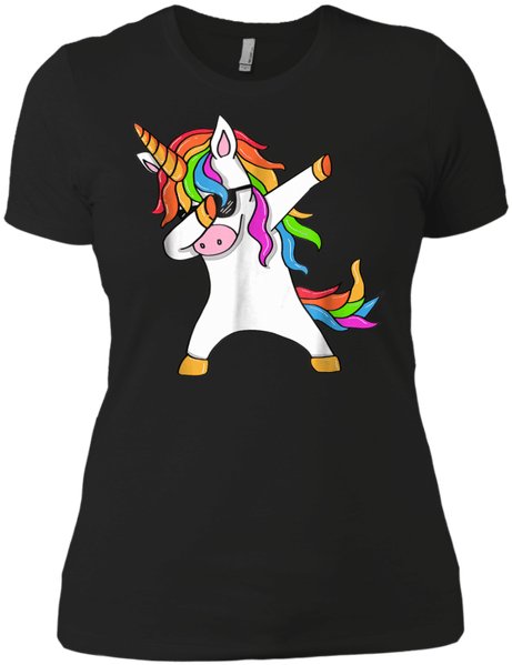 Dabbing Unicorn T Shirt (600x600), Png Download