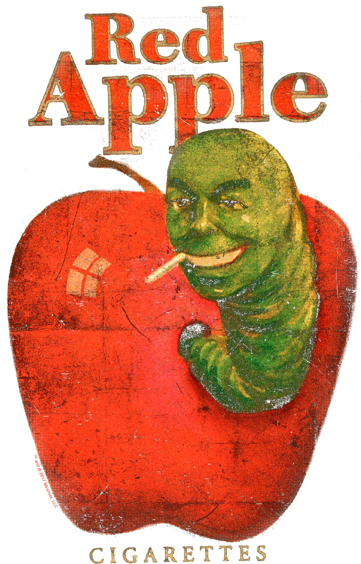 Pulp Fiction Red Apple Men's Premium Slim Fit T-shirt (832x1152), Png Download