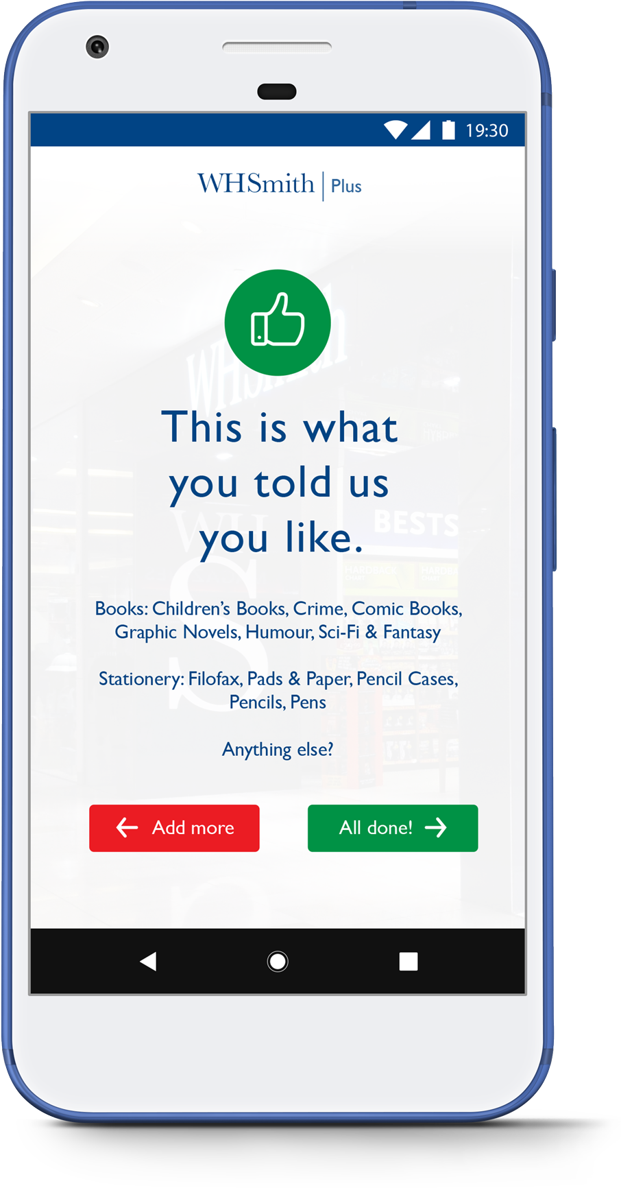 By Asking The Customer What They Look For In A Whsmith (908x1739), Png Download