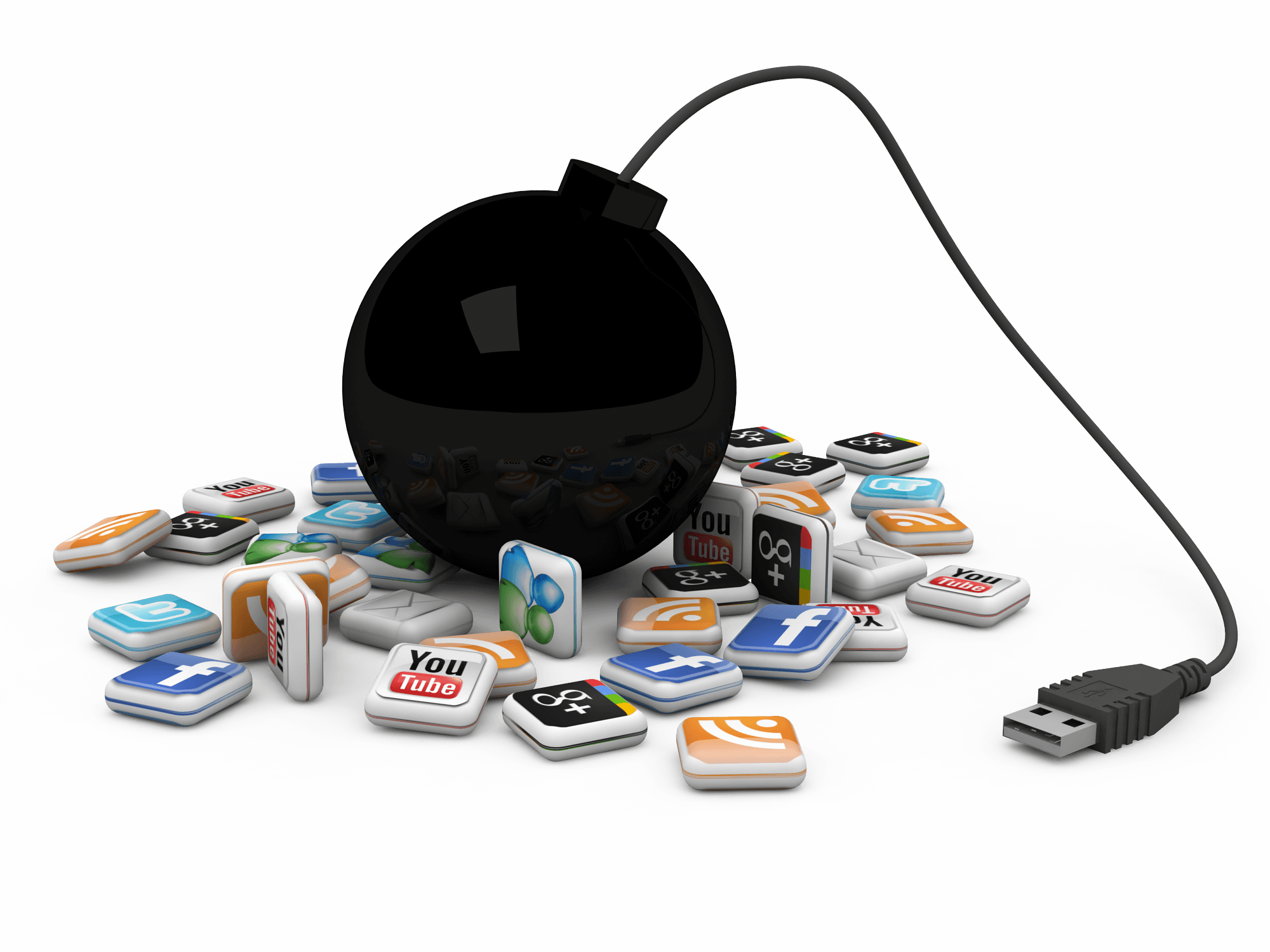 Ticking Time Bomb (2000x1500), Png Download