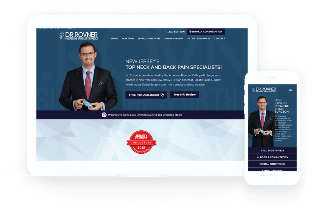 Progressive Spine Portfolio (1024x704), Png Download