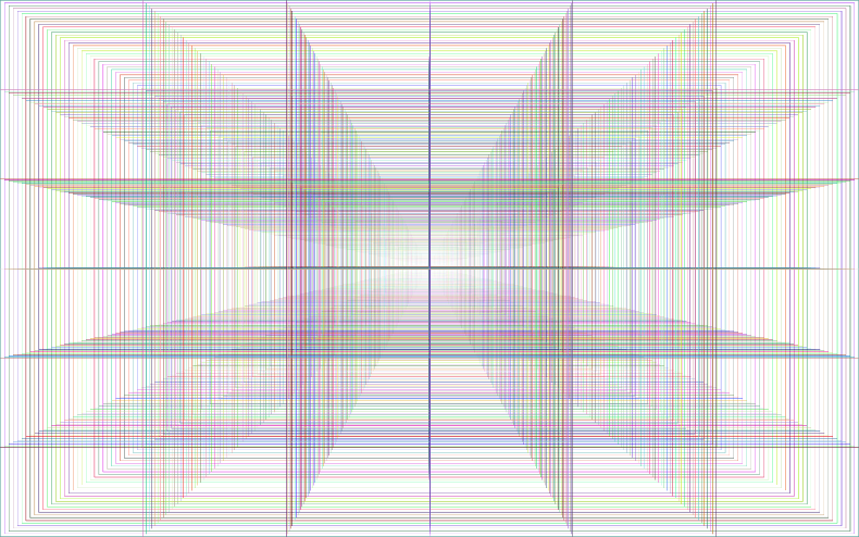 3d Perspective Grid Prismatic (790x494), Png Download