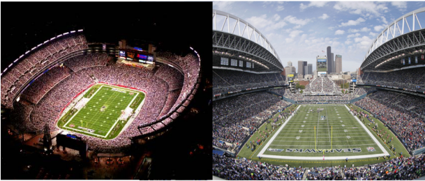 Gillette Stadium And - Nicest Nfl Football Stadiums (608x400), Png Download